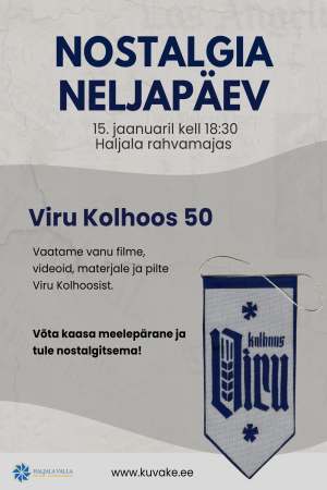 Nostalgia Neljapäev 15. jaanuaril kell 18:30