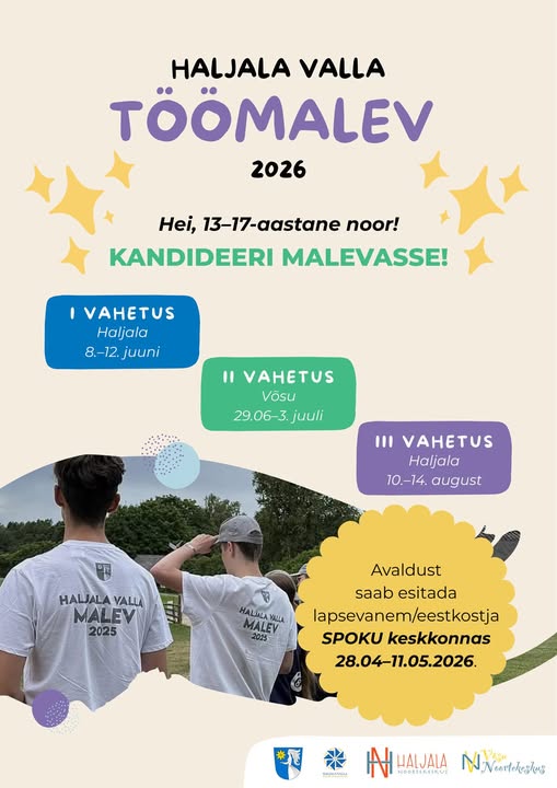 Õpilasmalev 2026 Haljala vallas