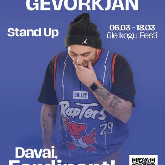 12. märtsil kell 19 jõuab Haljala rahvamajja Tigrani stand Up tuur 