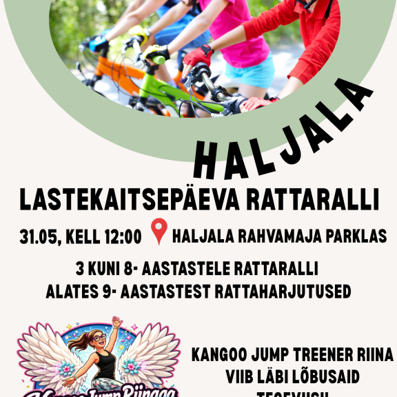Lastekaitsepäeva rattaralli 31.05 kell 12:00 Haljalas