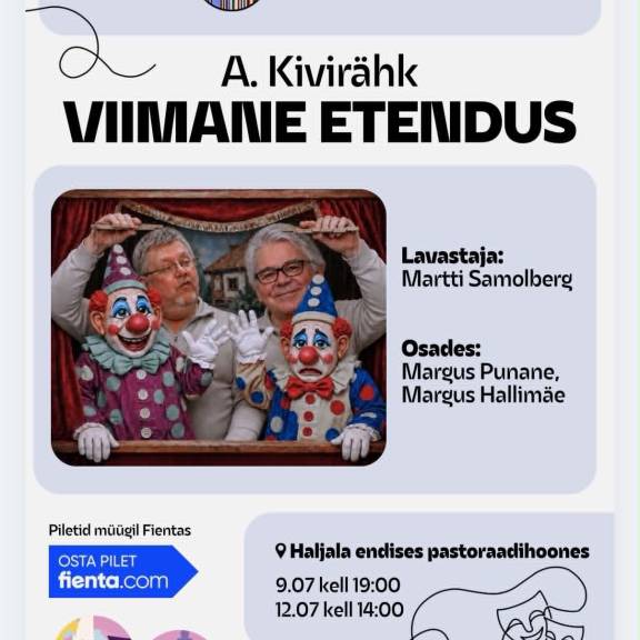 Haljala näiteringi suvelavastus Andrus Kivirähk 